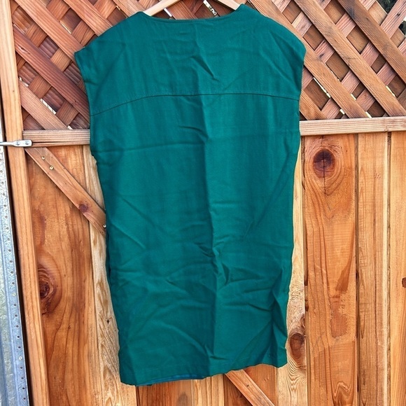 May Queen Vintage Dress Emerald Green 100% Wool St. Patricks Day - Picture 8 of 9